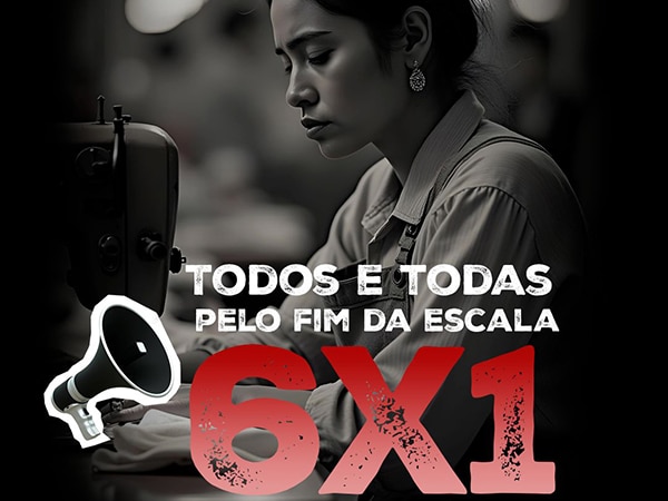O Sindvestuário Guarulhos apoia o fim da escala 6 x 1. Faça parte do abaixo-assinado